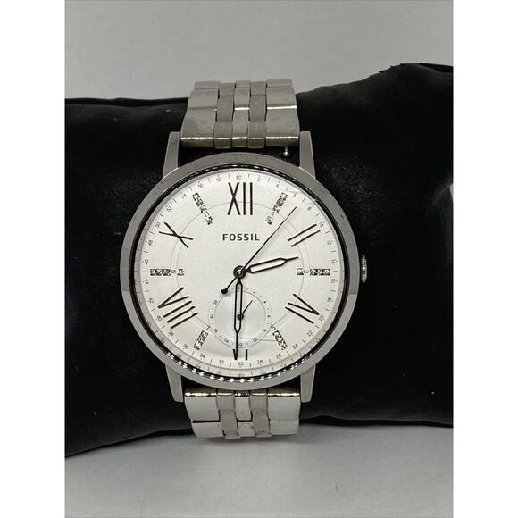 Fossil ES3965 Womens Silver Stainless Steel Analog Dial Quartz Wrist Watch JK872 - Picture 3 of 12